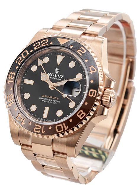 rolex gmt master rosegold